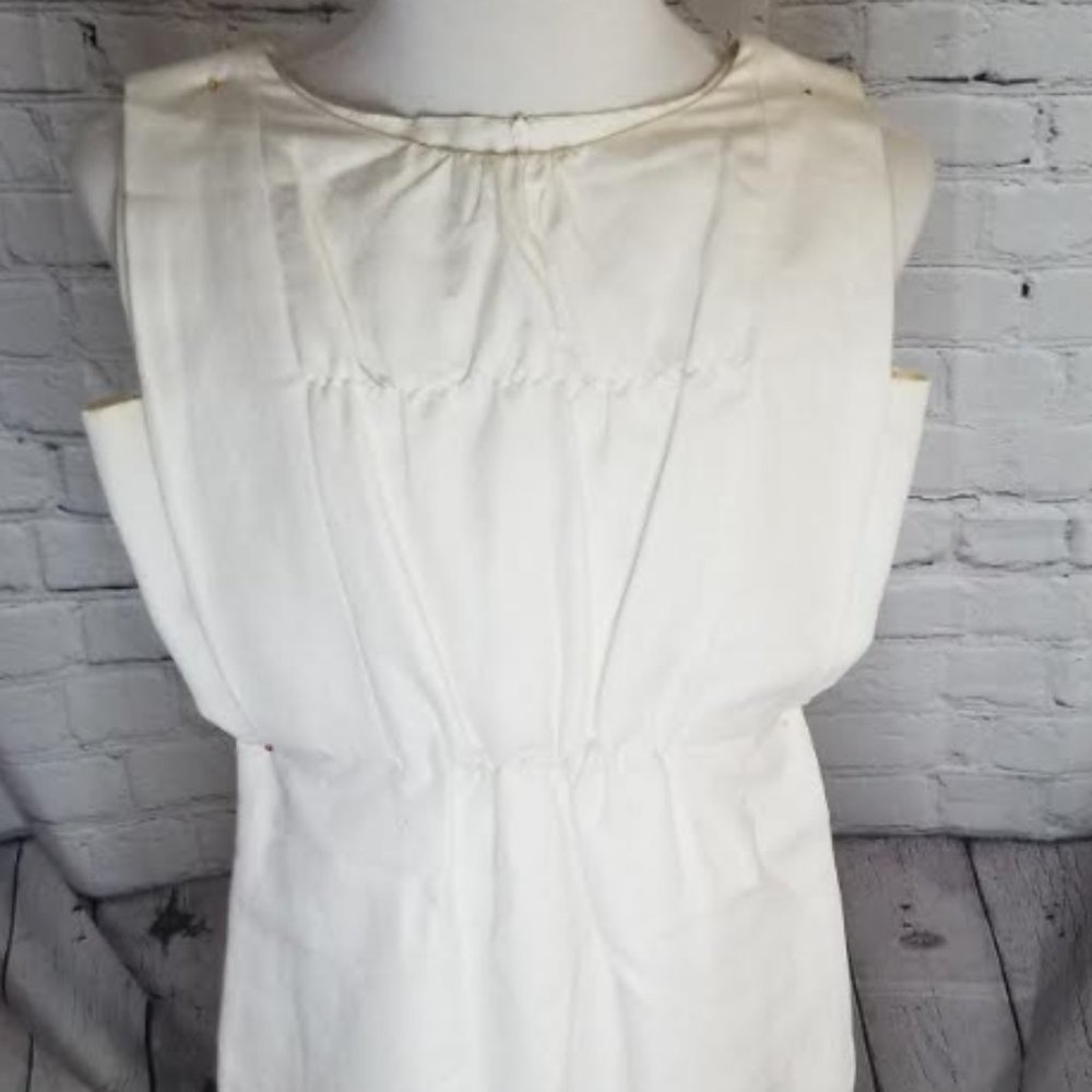 Zara White Cotton Dress